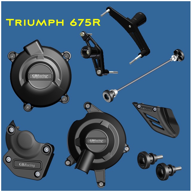GB Racing Protection Bundle for Triumph Daytona 675R & Street Triple 675R '11-12 GB Racing Protection Bundle for Triumph Daytona 675R & Street Triple 675R '11-12